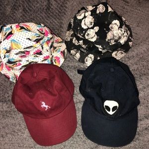 PACSUN BUCKET HATS AND BRANDY HATS